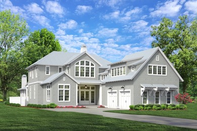The Darien III by Romair is a custom residence with a detached - photo 2