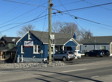 Highly visible corner property located at the intersection of