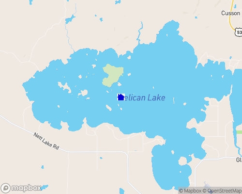 Pelican Lake - St. Louis County Map