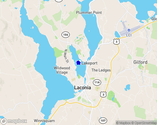 Lake Opechee Map