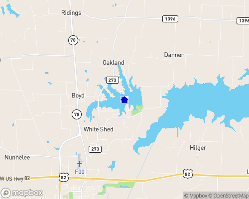 Bonham Lake Map