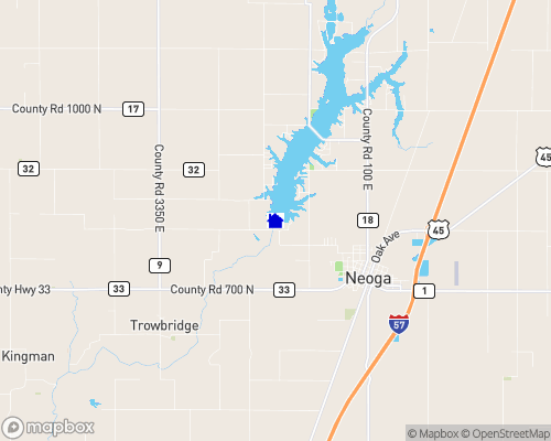 Lake Mattoon Map