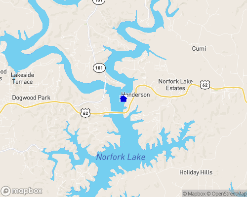 Norfork Lake Map