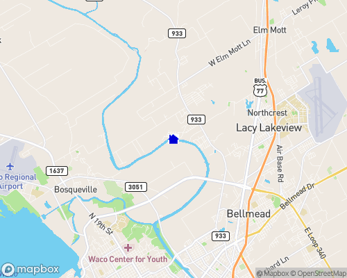 Brazos River - McLennan County Map