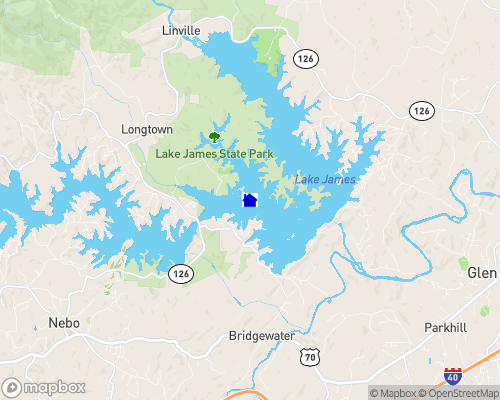 Lake James Map