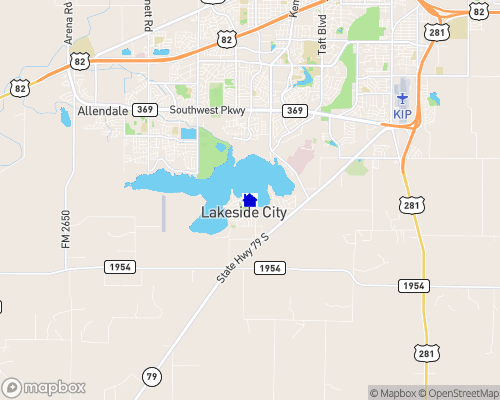 Lake Wichita Map