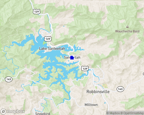 Lake Santeetlah Map