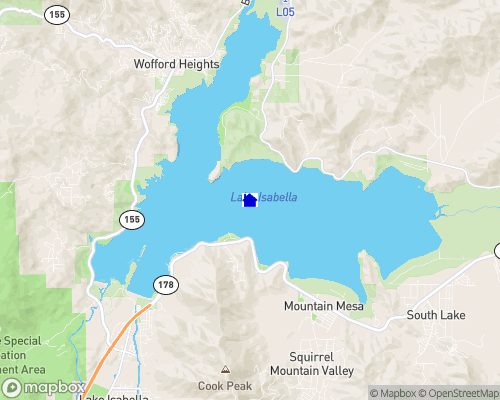 Lake Isabella Map
