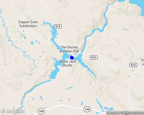 Lake Tulloch Map