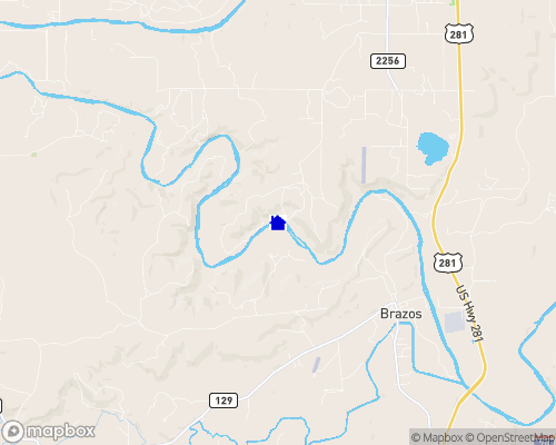 Brazos River - Palo Pinto County Map
