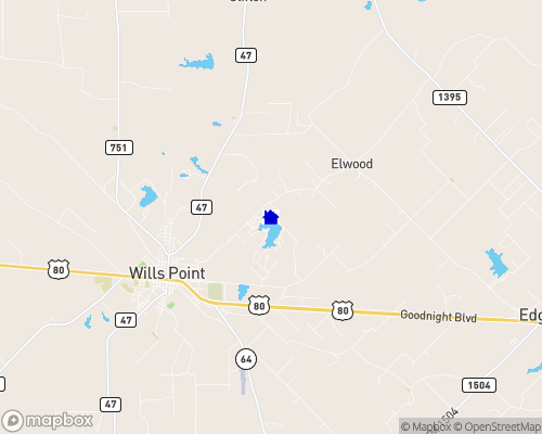 T P Lake (Willow Lake Estates) Map