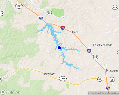 Wood Creek Lake Map