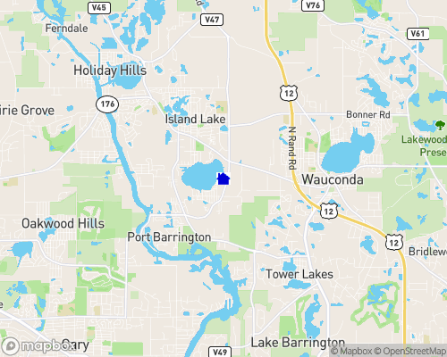 Slocum Lake Map