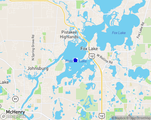 Chain O Lakes - Pistakee Lake Map