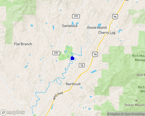 Ellijay River Map