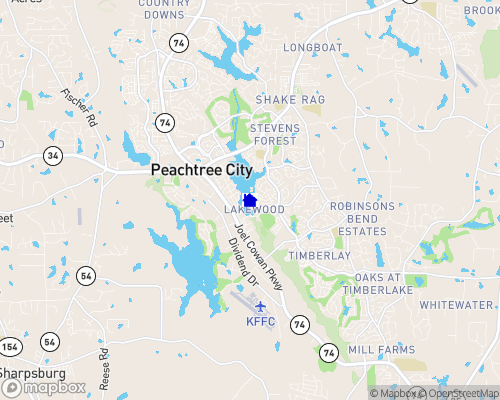 Lake Peachtree Map