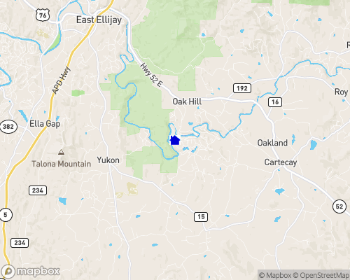 Cartecay River - Gilmer County Map
