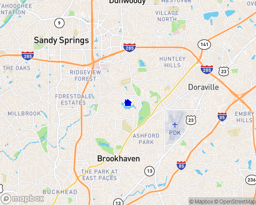 Silver Lake - Dekalb County Map
