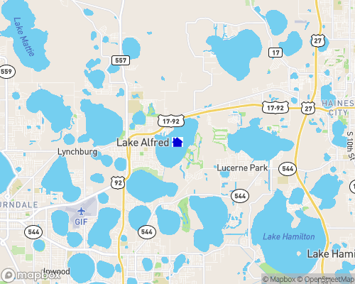 Lake Haines - Polk County Map