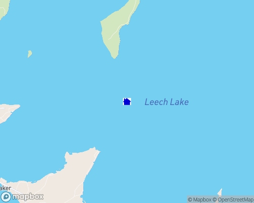 Leech Lake Map