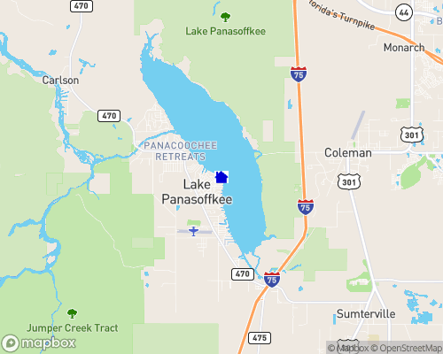 Lake Panasoffkee Map