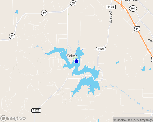 Amon Carter Lake Map