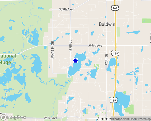Elk Lake - Sherburne County Map