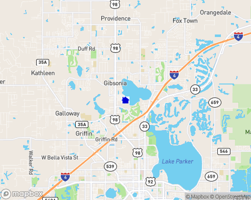 Lake Gibson Map