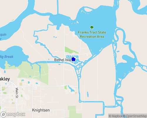 Delta Coves Lake Map