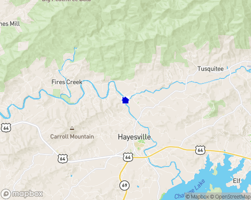 Hiwassee River - Clay County Map