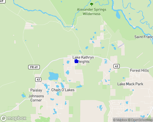 Lake Kathryn - Lake County Map