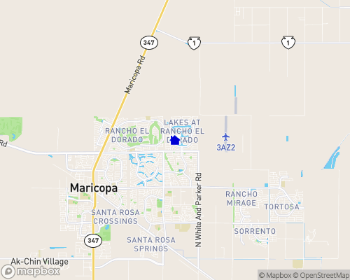 Rancho El Dorado Lakes Map