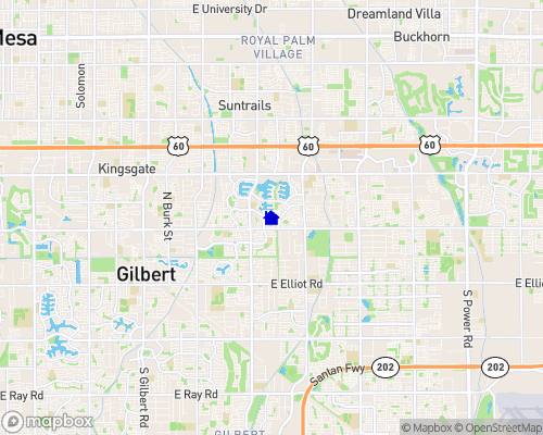 Val Vista Lakes Map