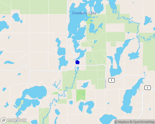 Minong Flowage Map