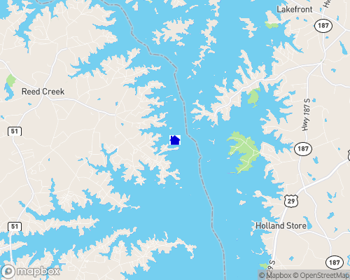 Lake Hartwell Map