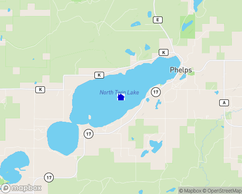 North Twin Lake Map