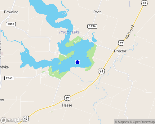 Proctor Lake Map