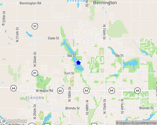Flanagan Lake Map