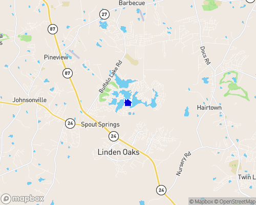 Carolina Lakes Map
