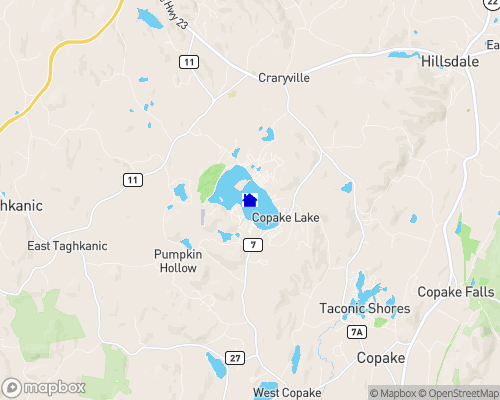 Copake Lake Map