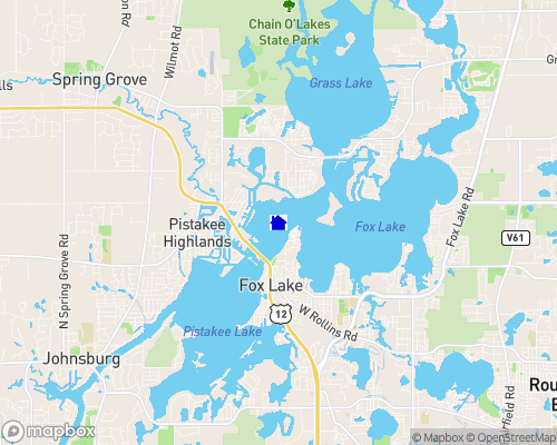 Chain O Lakes - Nippersink Lake Map