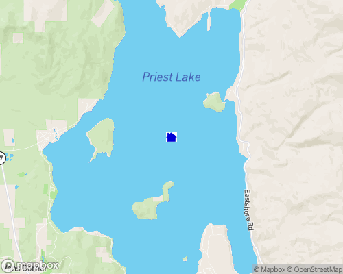 Priest Lake Map