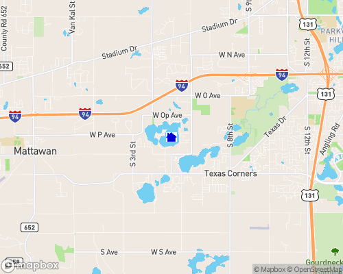 Eagle Lake - Kalamazoo County Map