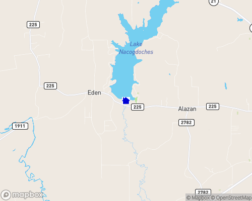 Lake Nacogdoches Map