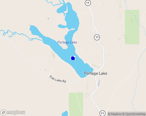 Portage Lake Map