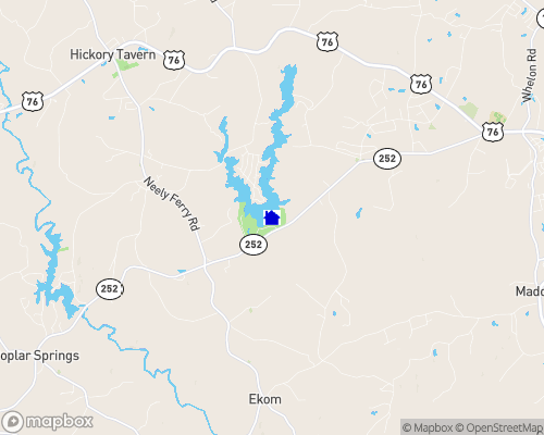 Lake Rabon Map