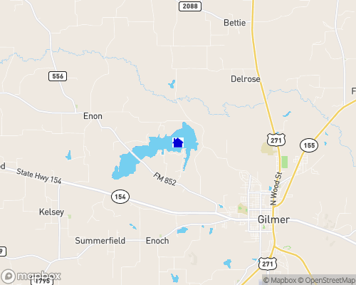 Lake Gilmer Map