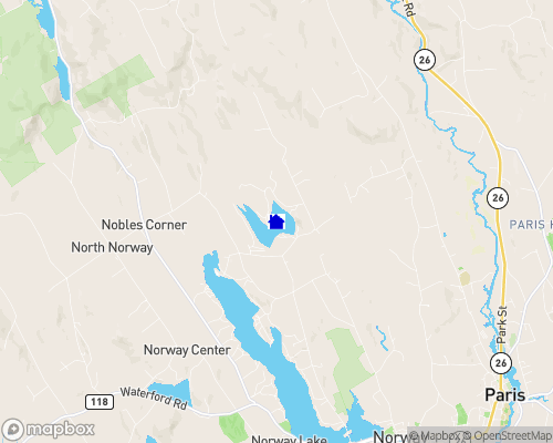 North Pond - Oxford County Map