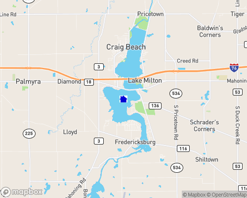 Lake Milton Map