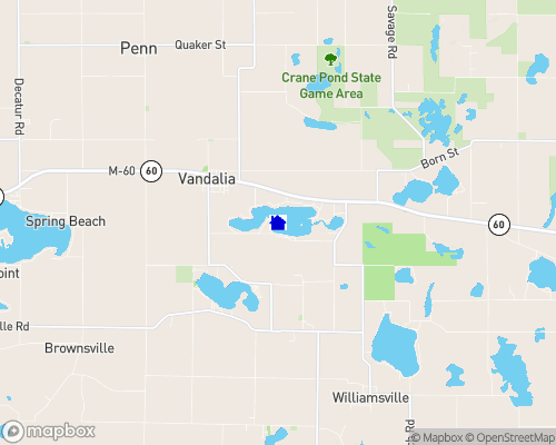 Donnell Lake Map